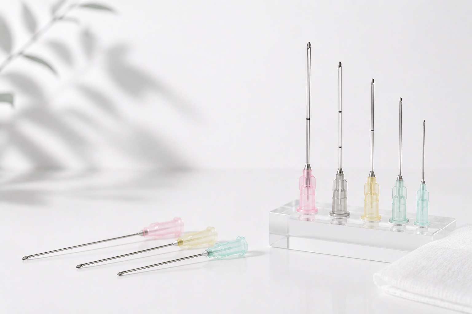 Cánula estéril 22G x 50 mm desechable – Caja de 25 unidades