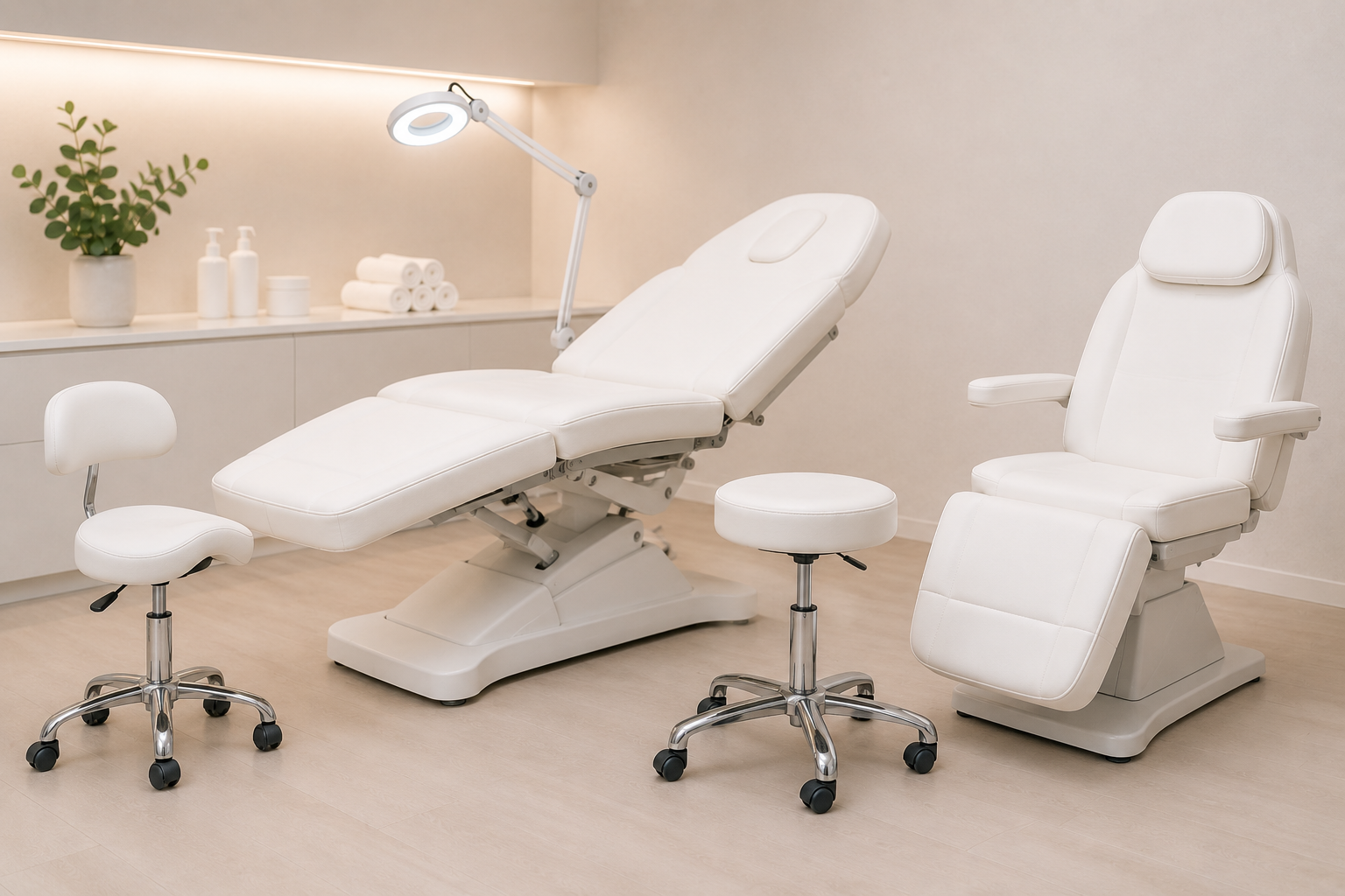 Vaporizador facial con ozono Pollié con brazo giratorio y aromaterapia 750W