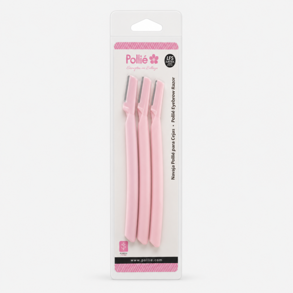 3_navajas_pollié Navajas para Cejas Pollié 13 cm Pack 3 Unidades