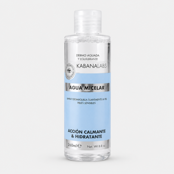 Agua Micelar Kabana Labs Calmante e Hidratante para Pieles Sensibles