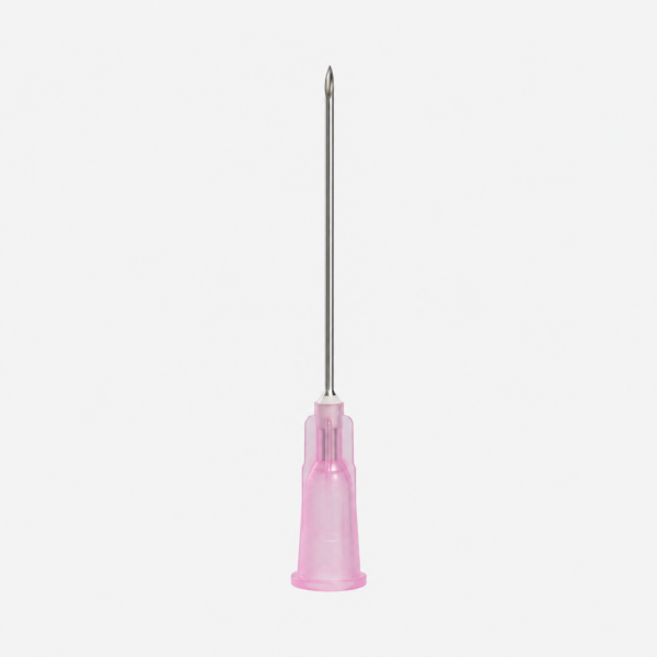 aguja_dispofine_18g_rosa_1,2x40mm Aguja Hipodérmica Dispofine 18G rosa 1,2 x 40 mm – Caja de 100 unidades