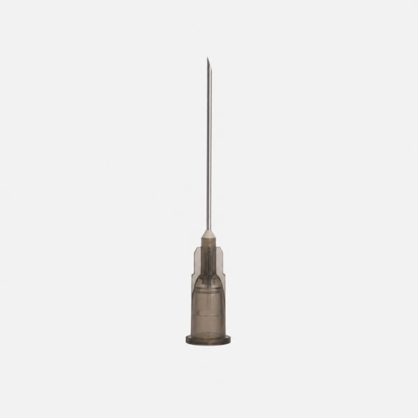 Aguja hipodérmica Dispofine 22G negra 0,7 x 30 mm – Caja de 100 unidades