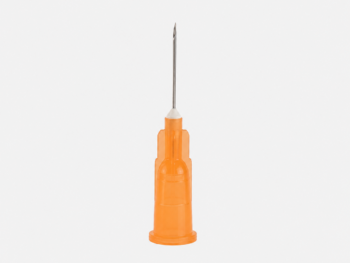 Aguja hipodérmica Dispofine 25G naranja 0,5 x 16 mm – Caja de 100 unidades