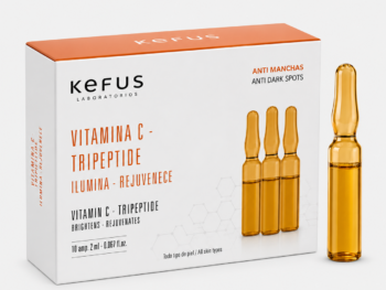 Ampollas Concentrado Vitamina C + Tripeptide Kefus 2 ml – Caja de 10 unidades