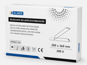 Bolsas Autosellantes de Esterilización para Instrumental 200 x 360 mm – Caja de 200 Unidades