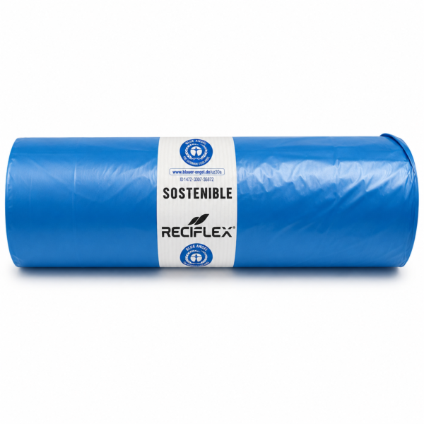 Bolsa de Basura Azul Reforzada 120L para Uso Profesional
