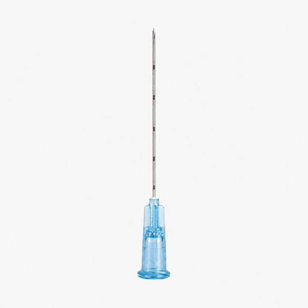 Cánula estéril 22G x 50 mm desechable – Caja de 25 unidades