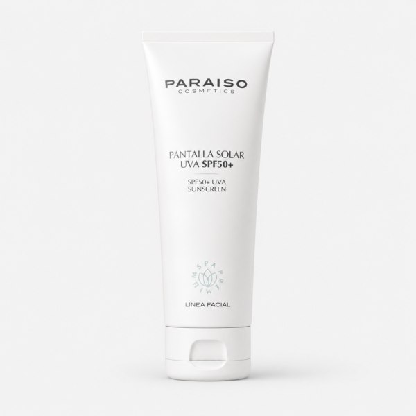 Crema protectora solar facial SPF 50+ UVA Paraiso Cosmetics