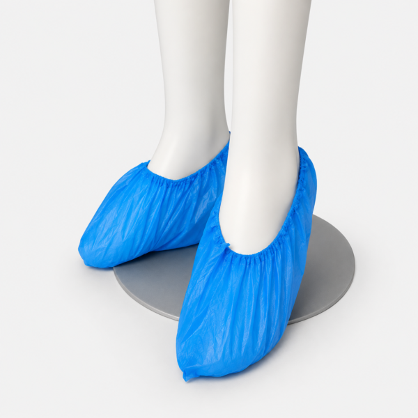 cubrezapatos Cubrezapatos Desechables de Polietileno Azul con Elástico – Bolsa 100 Unidades