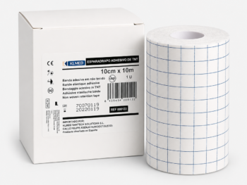 esparadrapo_tnt Esparadrapo Adhesivo de Tejido No Tejido (TNT) 10 cm x 10 m – Rollo 1 Unidad