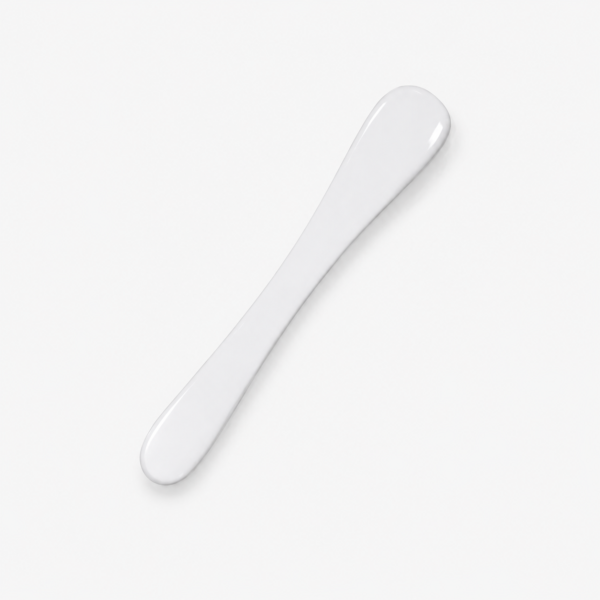 espatula_crema Espátula para Crema Desechable de Plástico Blanco – Pack de 10 unidades