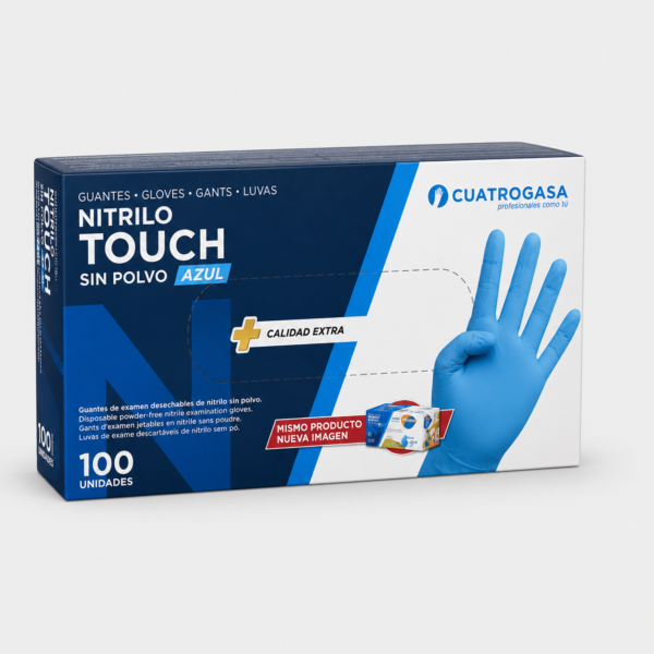 guantes_nitrilo_azul_touch Guantes de Nitrilo Azul Touch Alta Sensibilidad Sin Polvo Caja 100 Unidades
