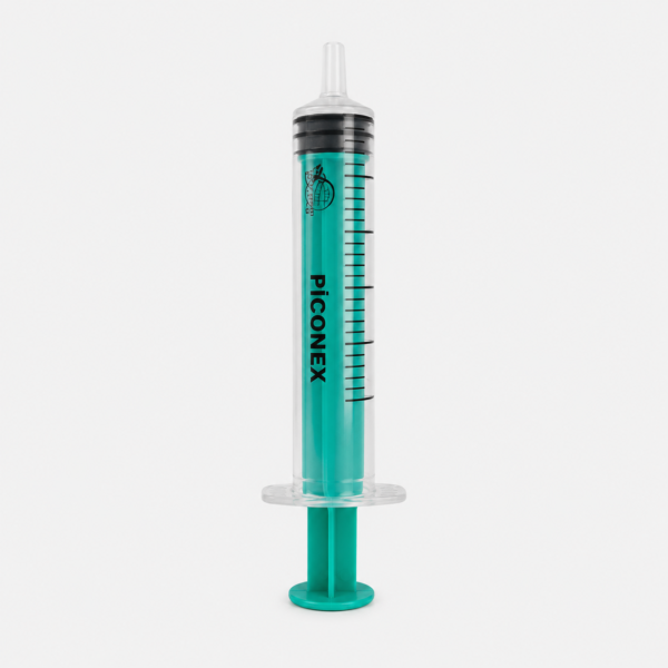 Jeringa de 3 cuerpos Luer Lock 5 ml estéril – Caja de 100 unidades