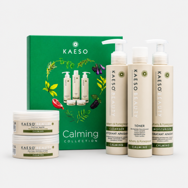 Kit de Cuidado Facial Calmning Kaeso para Pieles Sensibles