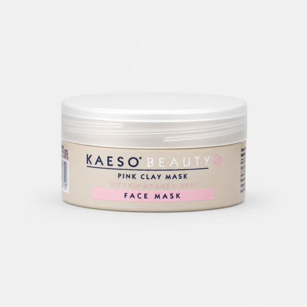 Mascarilla Facial de Arcilla Rosa Kaeso con Manzanilla y Rosa