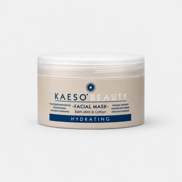 Mascarilla Facial Hidratante Kaeso con Menta Balsámica y Algodón
