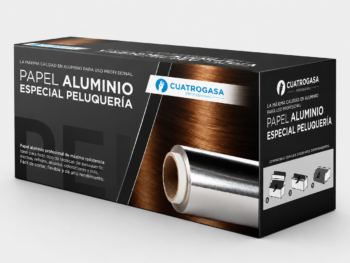 Papel de Aluminio para Peluquería 12 cm x 100 m – 13 Micras