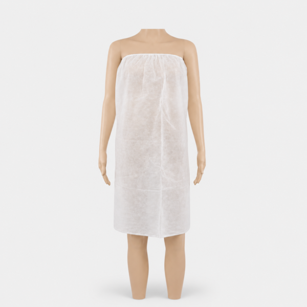 Pareo Desechable de Polipropileno (PP) Blanco – Pack de 10 Unidades