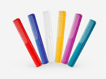 Peine Batidor Profesional de Nylon 19,5 cm Colores Surtidos Pack 4 Unidades