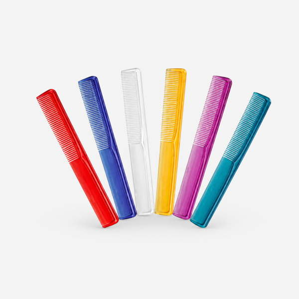 peine_batidor_nylon Peine Batidor Profesional de Nylon 19,5 cm Colores Surtidos Pack 4 Unidades