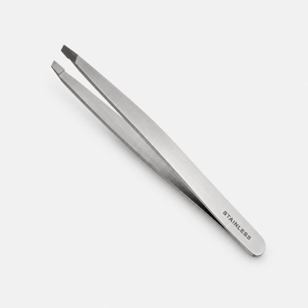 pinza_depilar_oblicua Pinza de Depilar Oblicua de Acero Inoxidable 9,5 cm