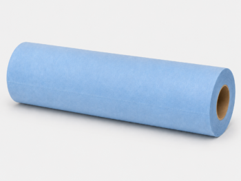 Papel camilla azul 1 capa 60 m precortado cada 60 cm – Caja de 8 rollos