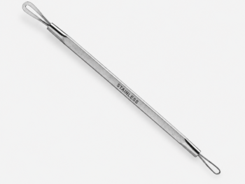 sacabarros Sacabarros Doble de Acero Inoxidable para Limpieza Facial y Extracción de Comedones