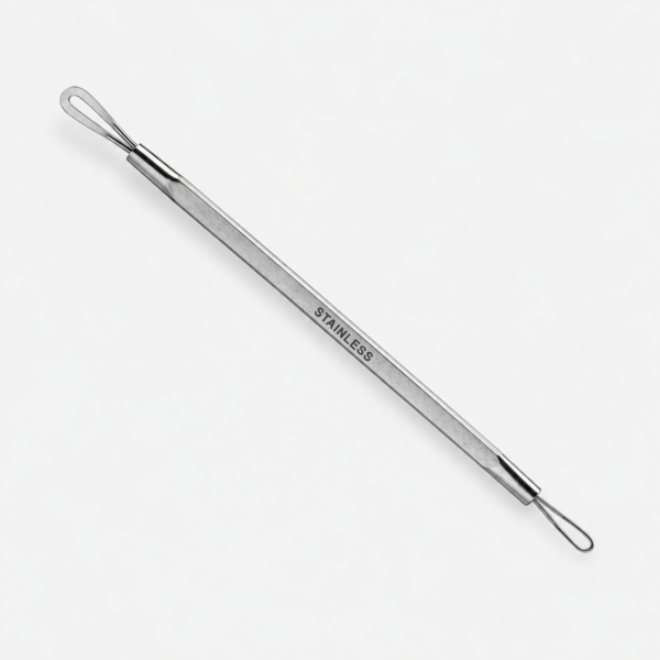 sacabarros Sacabarros Doble de Acero Inoxidable para Limpieza Facial y Extracción de Comedones