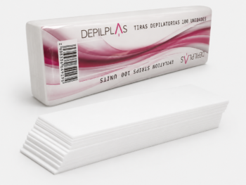 Tiras para Depilación Depilplas 90 g – Pack 100 Unidades