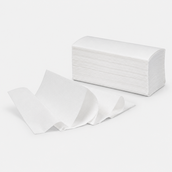 Toalla Secamanos Z de Celulosa 2 Capas – Caja 20 Paquetes de 150 Unidades