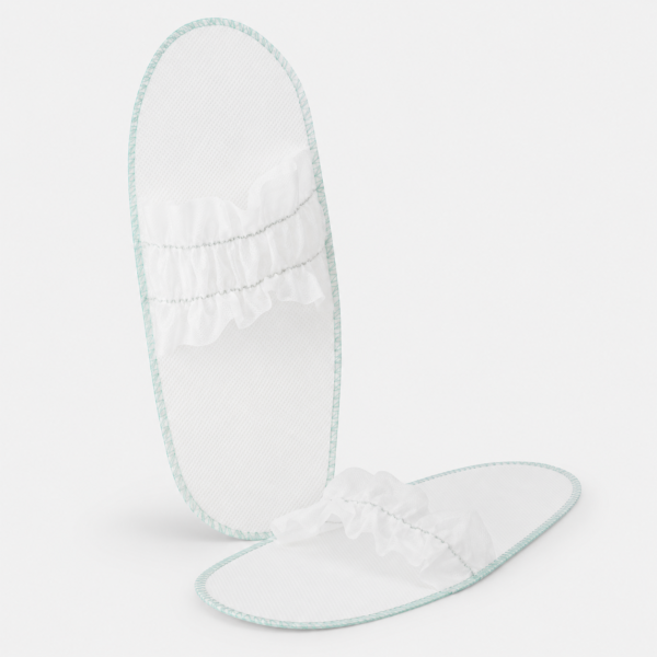 Zapatilla Desechable Abierta de PP Blanco – Pack 50 Pares