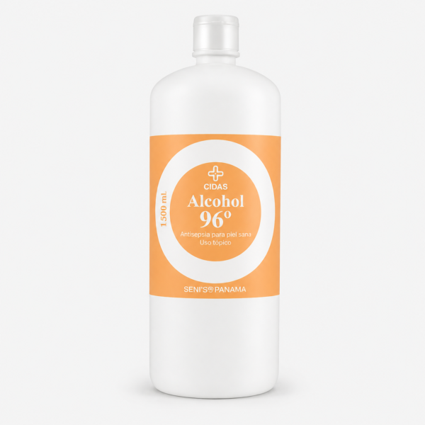 Alcohol 96º de uso tópico 1 litro – Antiséptico para piel sana