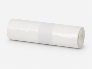 Bolsa de basura blanca para papelera 40 x 50 cm – Rollo de 200 unidades