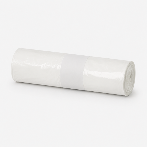 Bolsa de basura blanca para papelera 40 x 50 cm – Rollo de 200 unidades