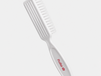 Cepillo para uñas blanco con mango ergonómico