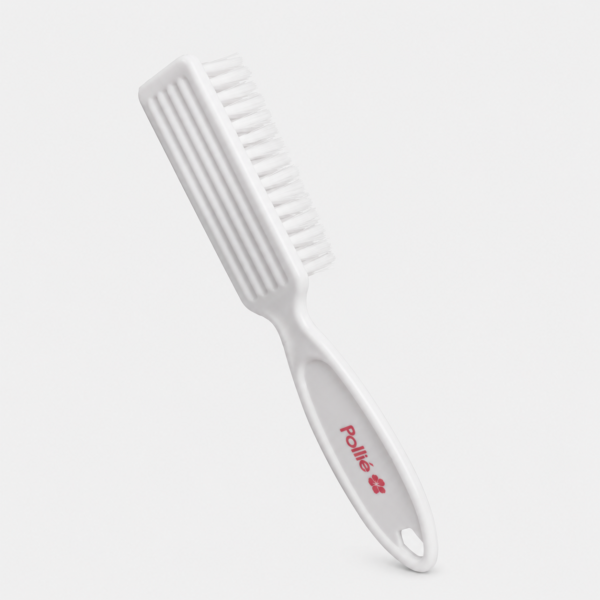 Cepillo para uñas blanco con mango ergonómico