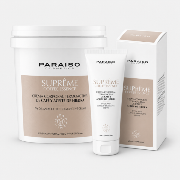 Crema Corporal Termoactiva de Café y Aceite de Hiedra Paraiso Supreme Coffee Essence 500 ml