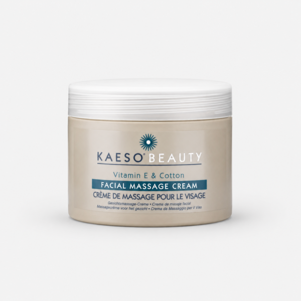 Crema de Masaje Facial con Vitamina E y Algodón 450 ml – Kaeso Beauty