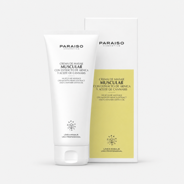 Crema de Masaje Muscular con Árnica y Aceite de Cannabis 100 ml – Paraiso Cosmetics