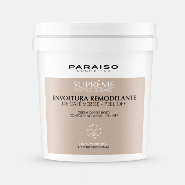 Envoltura Remodelante de Café Verde Peel Off Paraiso Cosmetics 1 kg