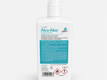 Gel higienizante de manos con Aloe Vera 500 ml – Sin perfume con dosificador