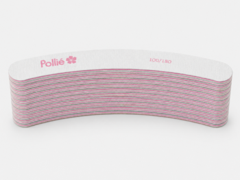 Lima profesional acolchada Zebra curva grano 100/180 – Pack de 12 unidades