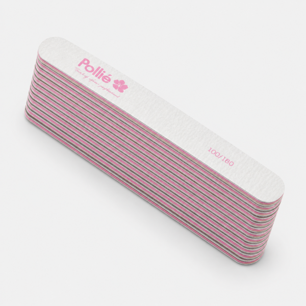 Lima profesional acolchada Zebra recta grano 100/180 – Pack de 12 unidades