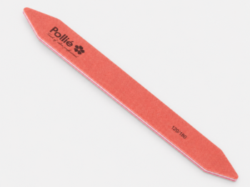 Lima profesional Rocket roja grano 80/80 para uñas artificiales