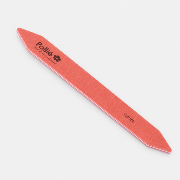 Lima profesional Rocket roja grano 80/80 para uñas artificiales