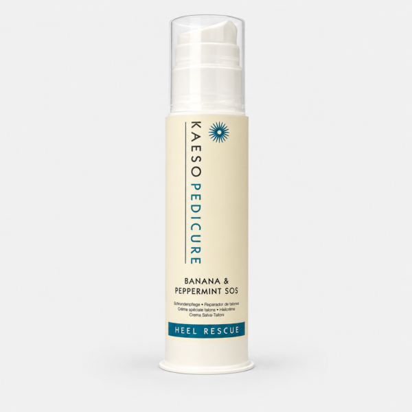 Kaeso Pedicure Banana & Peppermint SOS Heel Rescue 150 ml – Crema Reparadora para Talones