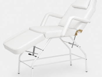 Camilla de Masaje Profesional 3 Cuerpos Reclinable Blanca