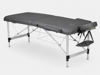 Camilla de aluminio plegable sin respaldo 182 × 60 cm / 186 × 66 cm
