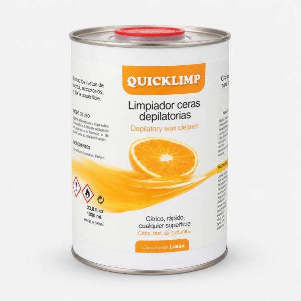 Limpiador de ceras depilatorias QuickLimp cítrico 1000 ml