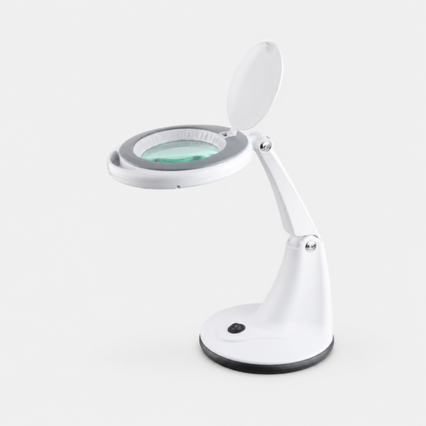 lupa_sobremesa Lupa de Sobremesa 5 Aumentos con Luz LED para Estética